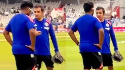 Gautam Gambhir’s animated chat with Sanju Samson after Vaibhav Sooryavanshi’s debut goes viral | Cricket News