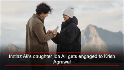 Imtiaz Ali’s daughter Ida Ali gets engaged to Krish Agrawal; Shares romantic Norway proposal video | Hindi Movie News