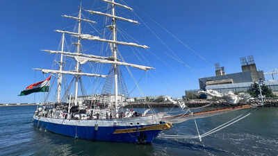 INS Sudarshini departs Boston for Portugal after participating in US’s 250th Independence Day anniversary celebrations | India News