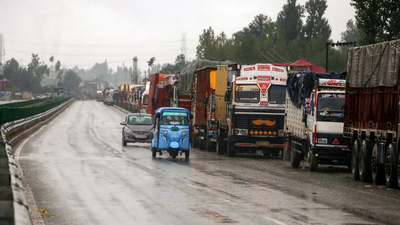 Amid rain & fresh landslides, Jammu-Srinagar NH closure enters Day 3 | India News