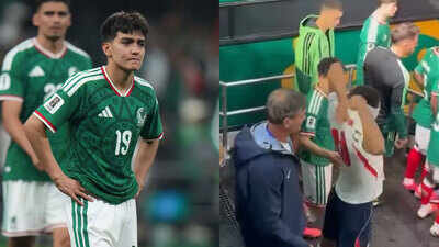 Watch: Jude Bellingham’s heartwarming gesture to Gilberto Mora goes viral after England-Mexico World Cup thriller | Football News