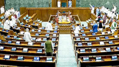 Parliament adjourns for 2nd day as opposition protests continue | India News