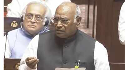 ‘Amit Shah responsible’: Kharge accuses home minister over police action on NEET protesters in Parliament | India News