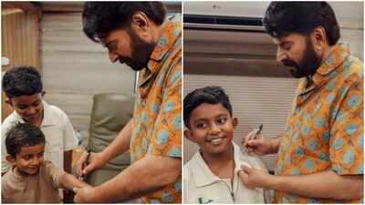 Mammootty gifts chocolates to young fans; their reply, ‘We won’t eat these, we’ll frame them instead’ wins hearts | Malayalam Movie News