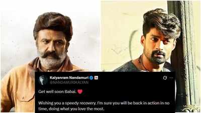 Nandamuri Kalyan Ram reacts to Balakrishna’s injury; says, ‘I’m sure you will be back in action in no time’ | Telugu Movie News