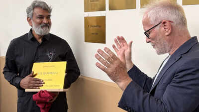SS Rajamouli inducted into France’s Institut Lumiere’s ‘Wall of Filmmakers’; ‘Varanasi’ director says ‘India is a huge treasure trove of stories’ |