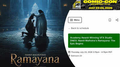 ‘Ramayana’ at San Diego Comic-Con 2026: Date, time, venue CONFIRMED for Ranbir Kapoor, Yash and Nitesh Tiwari’s global event |