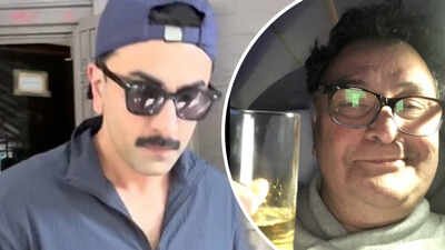 Ranbir Kapoor takes a break from ‘Ramayana’ to resume ‘Love and War’ shoot; late father Rishi Kapoor on phone wallpaper melts hearts – PICS |