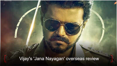 Thalapathy Vijay’s ‘Jana Nayagan’ overseas review; early audience says, ‘The film is loaded with suspense, action and entertainment’ | Tamil Movie News