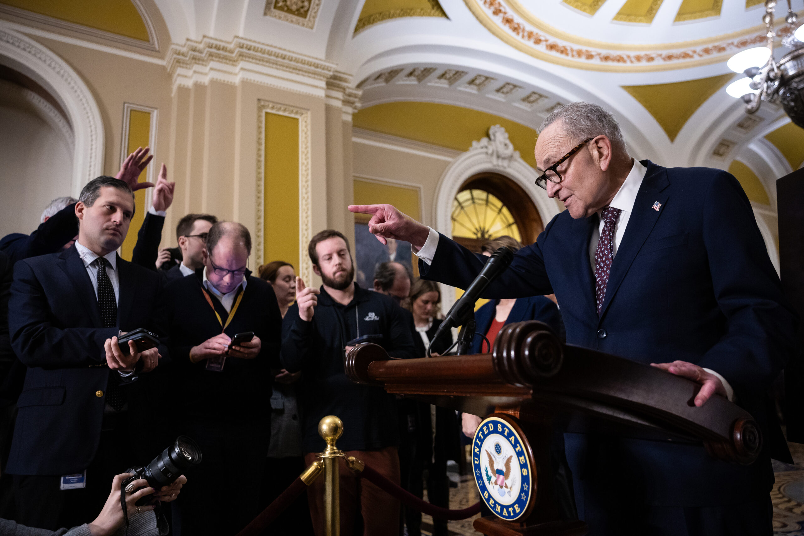 Schumer rips Senate defense bill as Dems are poised to block it
