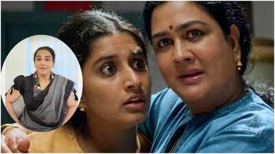 Vidya Balan: Urvashi’s iconic ‘Achuvinte Amma’ scene gets a Vidya Balan TWIST; Keerthy Suresh, Anjali Menon and more react |