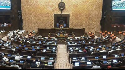 Vande Mataram Bill: Amid opposition walkout, Rajya Sabha gives approval to Vande Mataram bill | India News