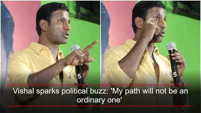 Vishal sparks political buzz: ‘My path will not be an ordinary one,’ says ‘Magudam’ star | Tamil Movie News