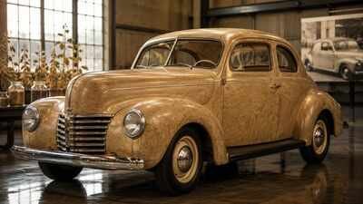 In 1941, Henry Ford introduced an experimental soybean car that used plant-based plastic body panels and challenged the future of steel automobiles |