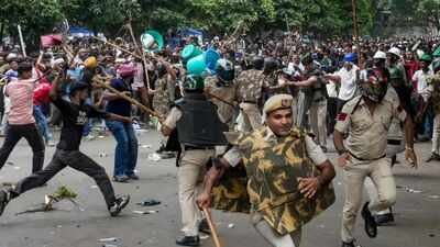‘Illegal gathering’: Delhi Police reject claims of ‘excessive force’ at Jantar Mantar student protest | India News