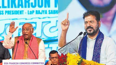 ‘Deeply unfair’: Kharge slams Centre over Revanth Reddy’s US tour cancellation | India News