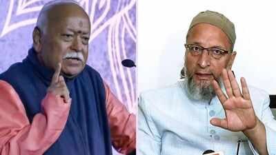 ‘Oldest trick in RSS playbook’: Owaisi attacks Mohan Bhagwat over Hindu-Muslim remarks | India News