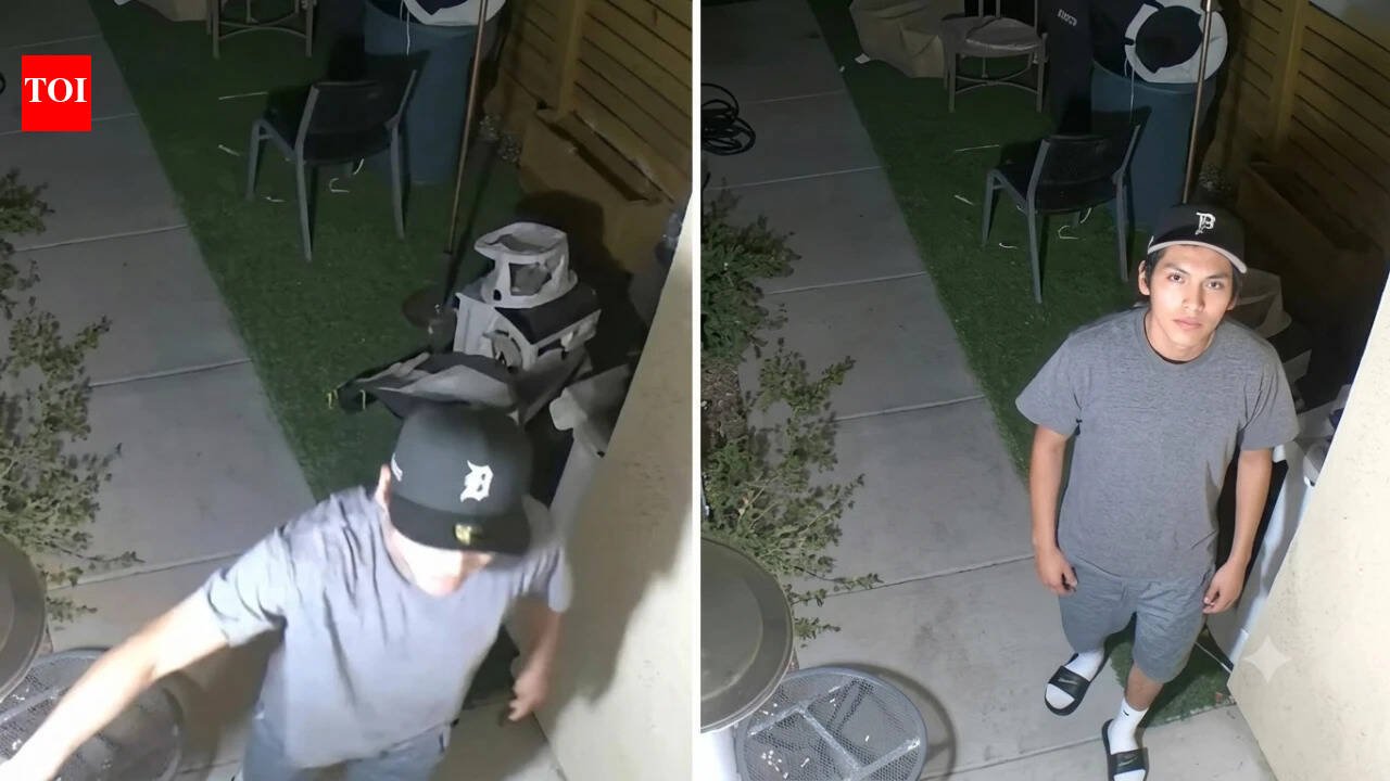 A mystery stranger woke a Las Vegas family during a predawn house fire, helped them escape and disappeared before they learned his name