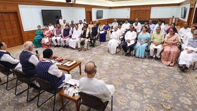 ‘Avoid Lutyens web’: PM Modi’s advise to 45 NDA MPs at breakfast meet | India News