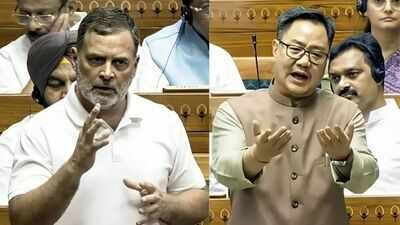‘Congress not realising own errors’: Rijiju draws parallel with Indira Gandhi post Emergency | India News