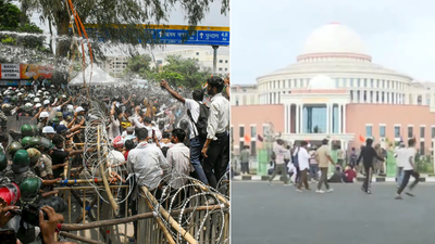 Jharkhand protesters defy tear gas, lathi charge to enter assembly premises – top developments | India News