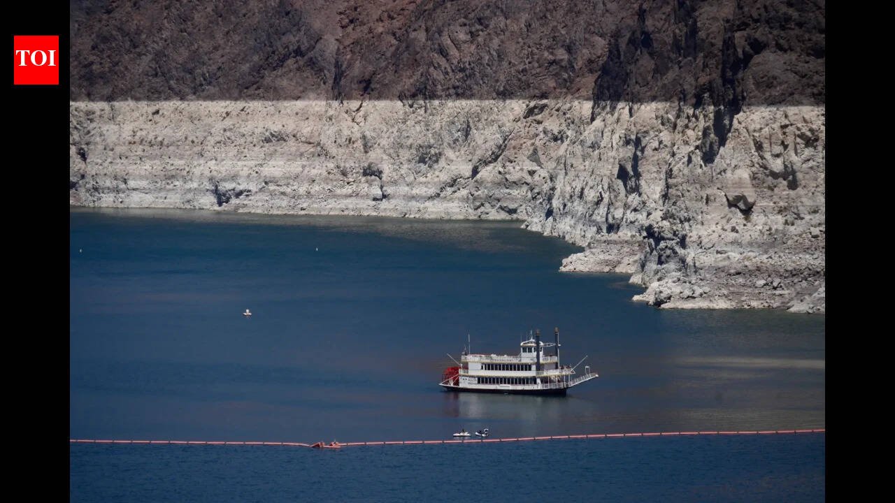 Lake Mead fell to 1,040.4 feet as the Colorado River crisis deepened; Lake Powell is also under pressure, raising questions over water and hydropower