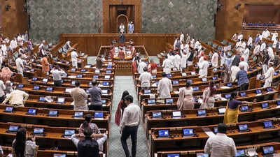 Amid disruption, Lok Sabha passes 2 more bills sans debate | India News