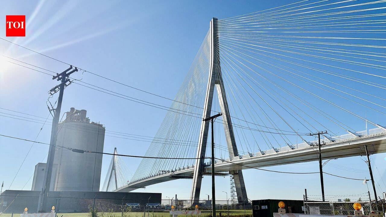 North America’s longest cable-stayed bridge is now open with a massive 853-metre crossing linking US and Canada