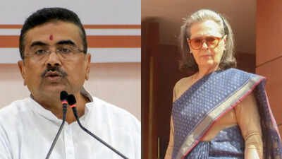 Suvendu Adhikari slams Congress’ Sonia Gandhi over I-Day Vande Mataram row