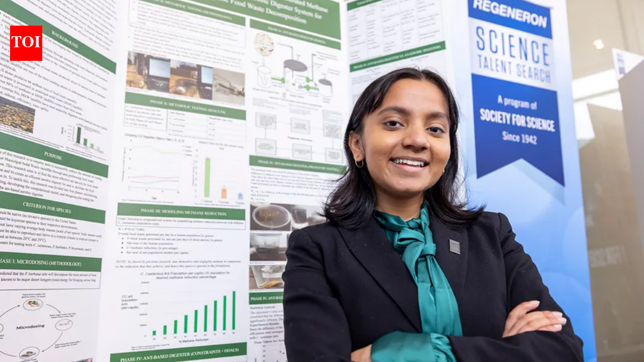Meet Ananya Nagendra, the 18-year-old Texas student who built an ant-based digester for landfill food waste; tests found her prototype was about 83% efficient