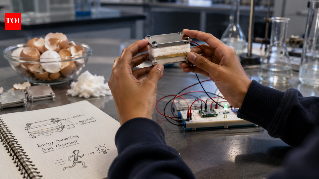 Meet Meghana Addanki, the 17-year-old New Jersey student who turned eggshells and cotton into a tiny generator that harvests energy from movement | World News