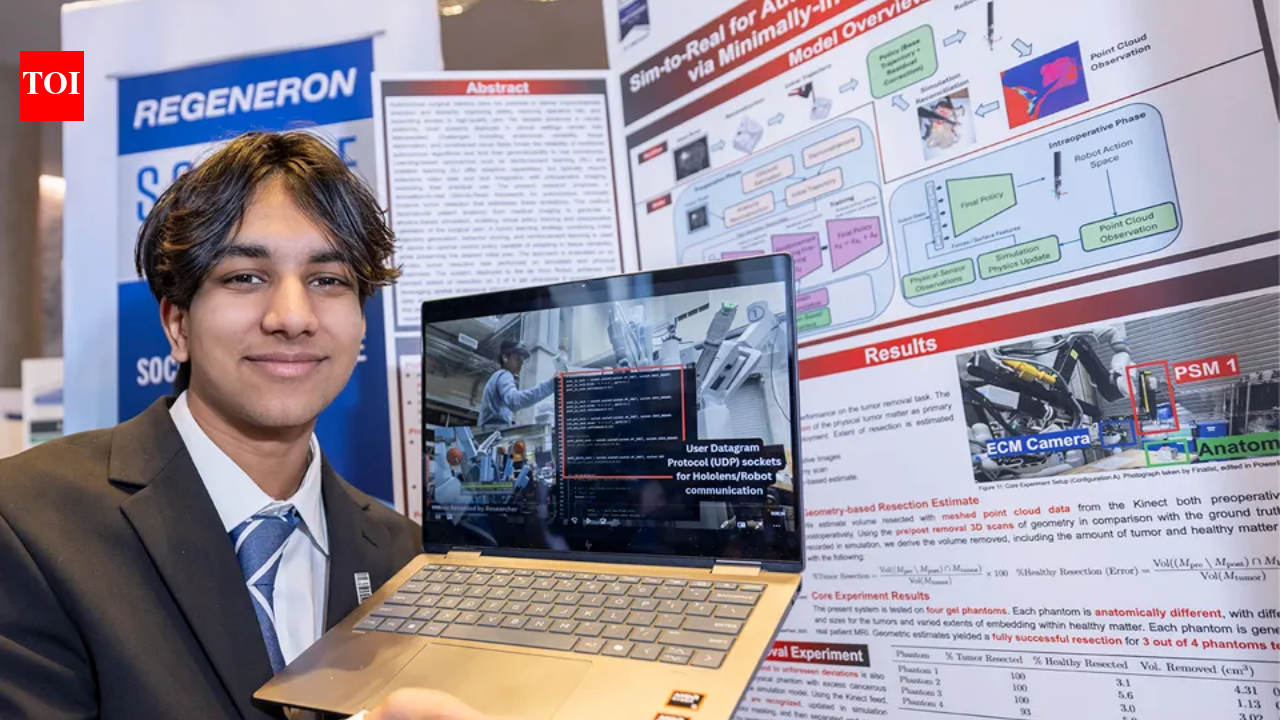 Meet Rayhan Papar, the 18-year-old Texas student who trained a da Vinci surgical robot to remove tumors; it succeeded in 3 of 4 gel-model tests
