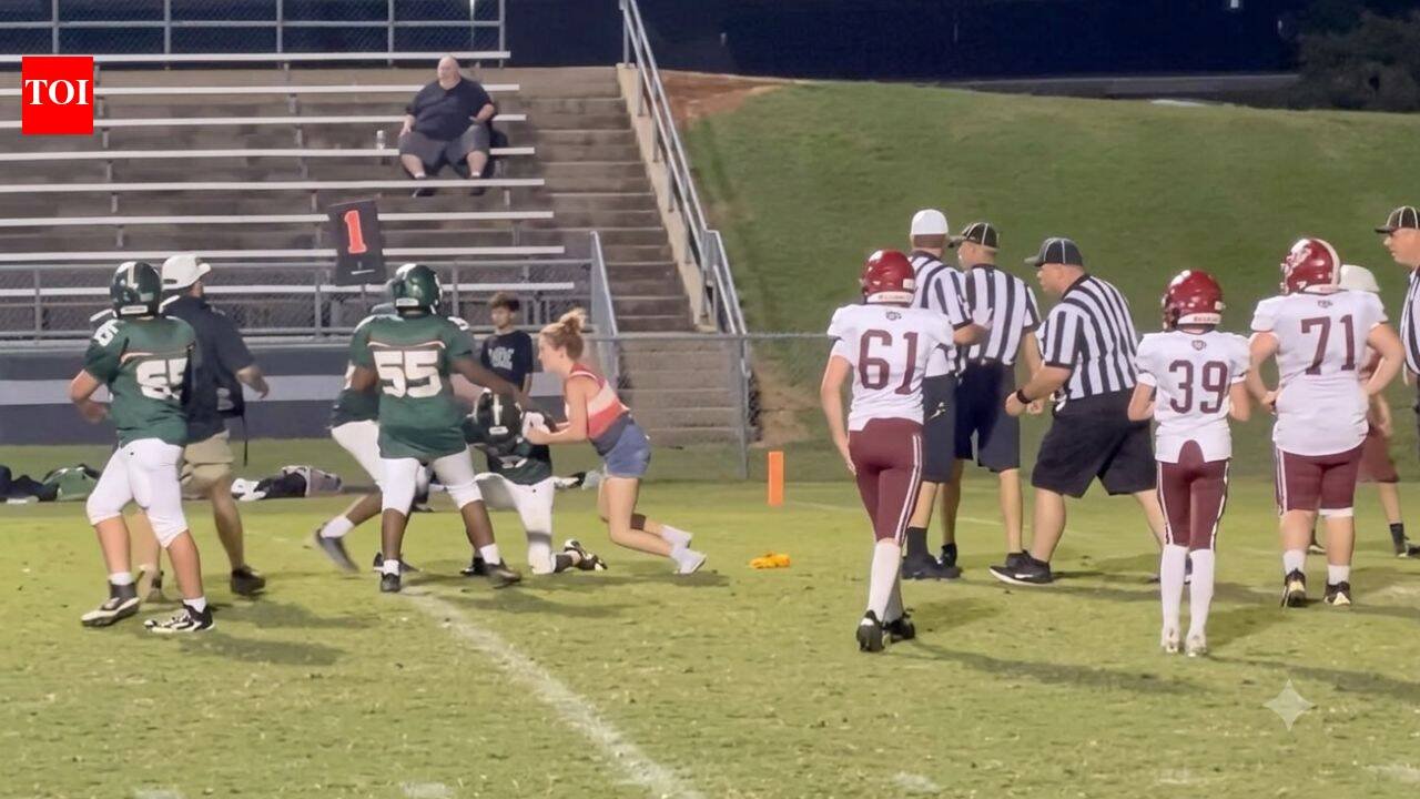 16-year-old ran onto a Tennessee middle-school football field during a scuffle and tackled a player; school district banned her from its properties for life