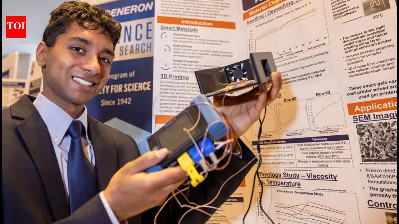 Meet Vallabh Ramesh, the 18-year-old Kentucky student who created a 3D-printable smart gel that solidifies at body temperature and could one day deliver drugs inside the body