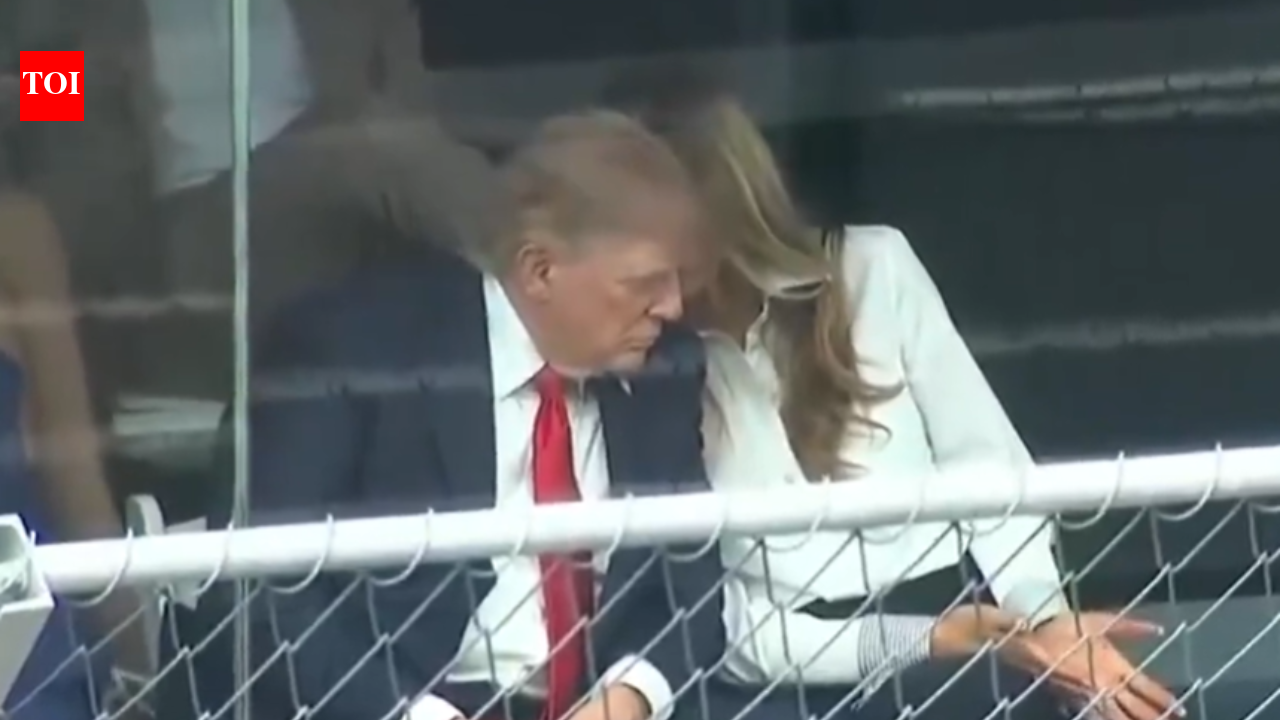 Trump, Melania in heated exchange? Brief Grand Prix video clip sparks online buzz | World News