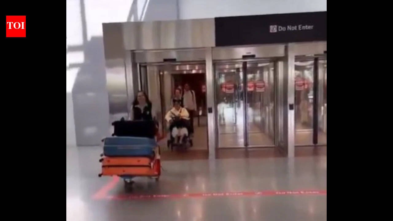 ‘Zero self-awareness’: Indian-origin professor slams viral video of woman welcoming parents at US airport triggering wheelchair row