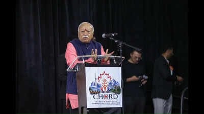 Mohan Bhagwat: India became ‘Vishwaguru’ through service, not pursuit of superpower status: RSS cheif Mohan Bhagwat in Toronto | India News