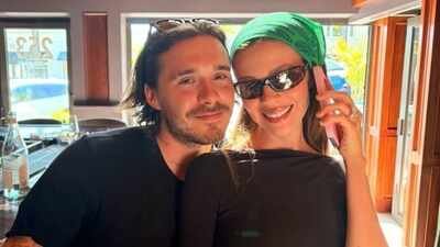 Brooklyn Beckham and Nicola Peltz Beckham ignore their original wedding anniversary to celebrate the vow renewal ceremony day |