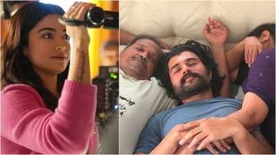 ‘Can you give me credit for all the other photos?’: Rashmika Mandanna playfully calls out Vijay Deverakonda after clicking his cosy nap with parents | Telugu Movie News