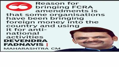 CM defends FCRA amendments, rejects ‘anti-Christian’ charge | India News