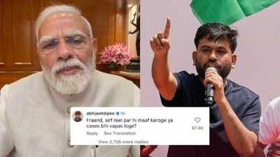 ‘Forgiveness only on reel or will you withdraw cases?’: Abhijeet Dipke comments on PM Modi’s late night video | India News