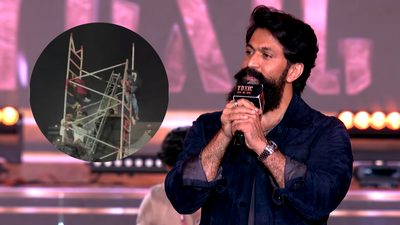 Toxic Movie Event: Four injured at Yash’s ‘Toxic’ event in Hyderabad as sound structure collapses; police register case against management and event manager – Report | Kannada Movie News