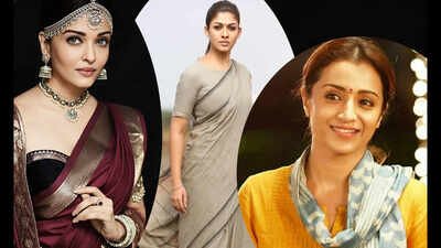 Aishwarya Rai, Trisha to Nayanthara: Saree looks that defined iconic South cinema characters, from royal Kanjeevarams to simple cotton sarees |