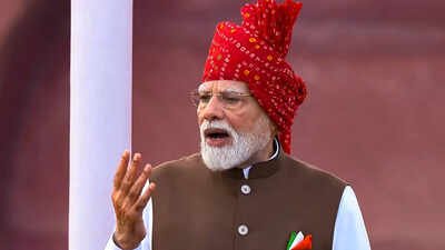 Narendra Modi becomes second PM to deliver 13th consecutive Independence Day speech