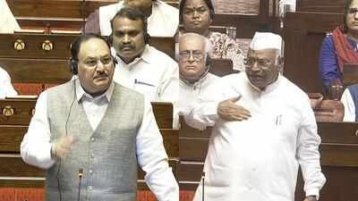 Kharge raises Haldwani ‘suddhikaran’ row in RS; BJP, Congress spar