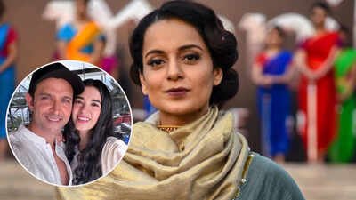 Kangana Ranaut REACTS to Hrithik Roshan’s comment on ‘Apologise to Hrithik’ trend: ‘Stop adding fuel to the fire, and embarrassing your partner’ | Hindi Movie News
