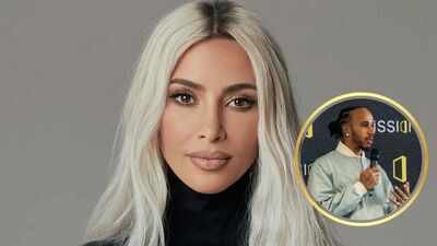 Kim Kardashian shares playful video with boyfriend Lewis Hamilton during family lake vacation |
