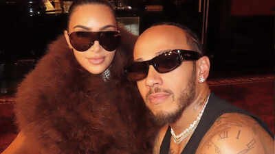 Kim Kardashian and Lewis Hamilton get cosy in loved-up photos from romantic getaway – PICS |