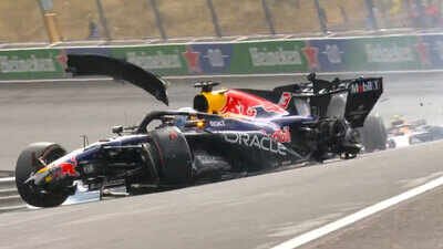 Watch: Max Verstappen’s horrific Dutch GP crash as Lando Norris wins chaotic race | Racing News