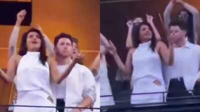 Priyanka Chopra: Priyanka Chopra, Nick Jonas attend Backstreet Boys concert in Las Vegas, groove to ‘I Want It That Way’, VIDEOS go viral | Hindi Movie News